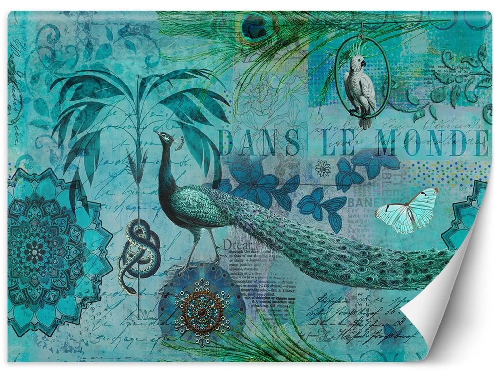 Gario Fotótapéta Türkiz régi képeslap - Andrea Haase Anyag: Vlies, Méret: 150 x 105 cm