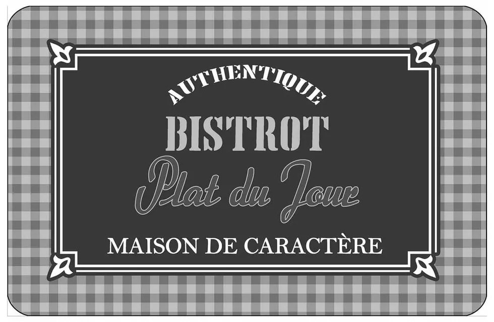 Tányéralátét 28.5x44 cm Plat du jour – douceur d'intérieur