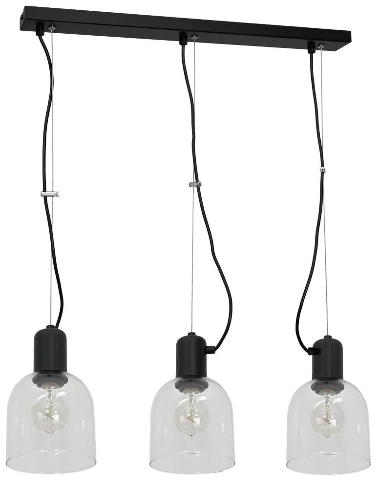 Luminex Csillár zsinóron BANCO 3xE27/15W/230V LU1874