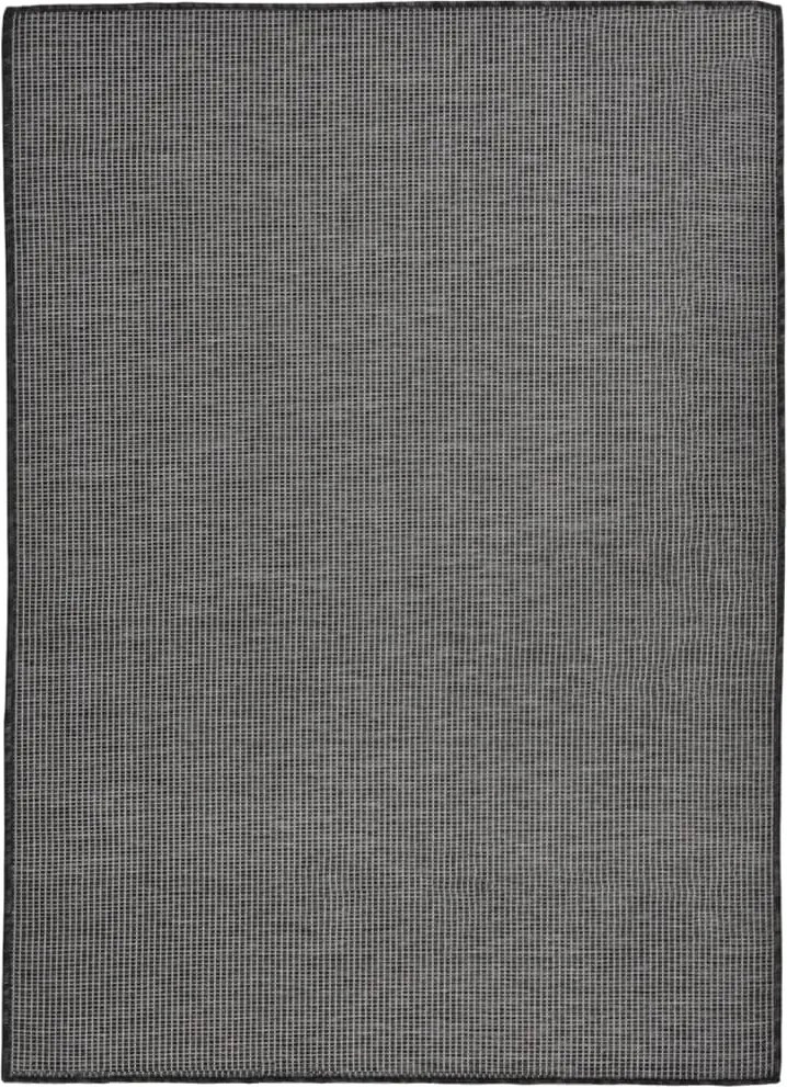 vidaXL szürke lapos szövésű kültéri szőnyeg 200 x 280 cm