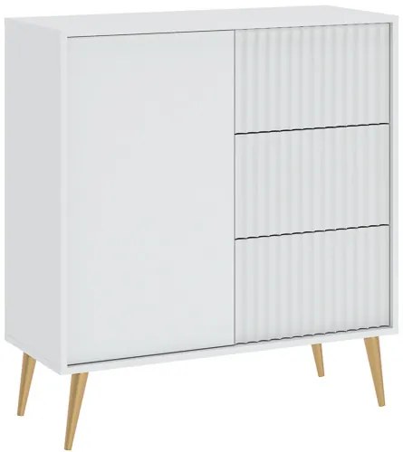 BARCELONA Komód Fehér Színben