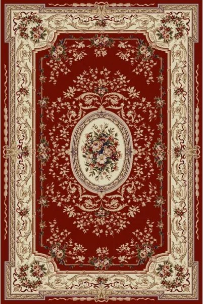 Gesztenyebarna szőnyeg medalionnal 568