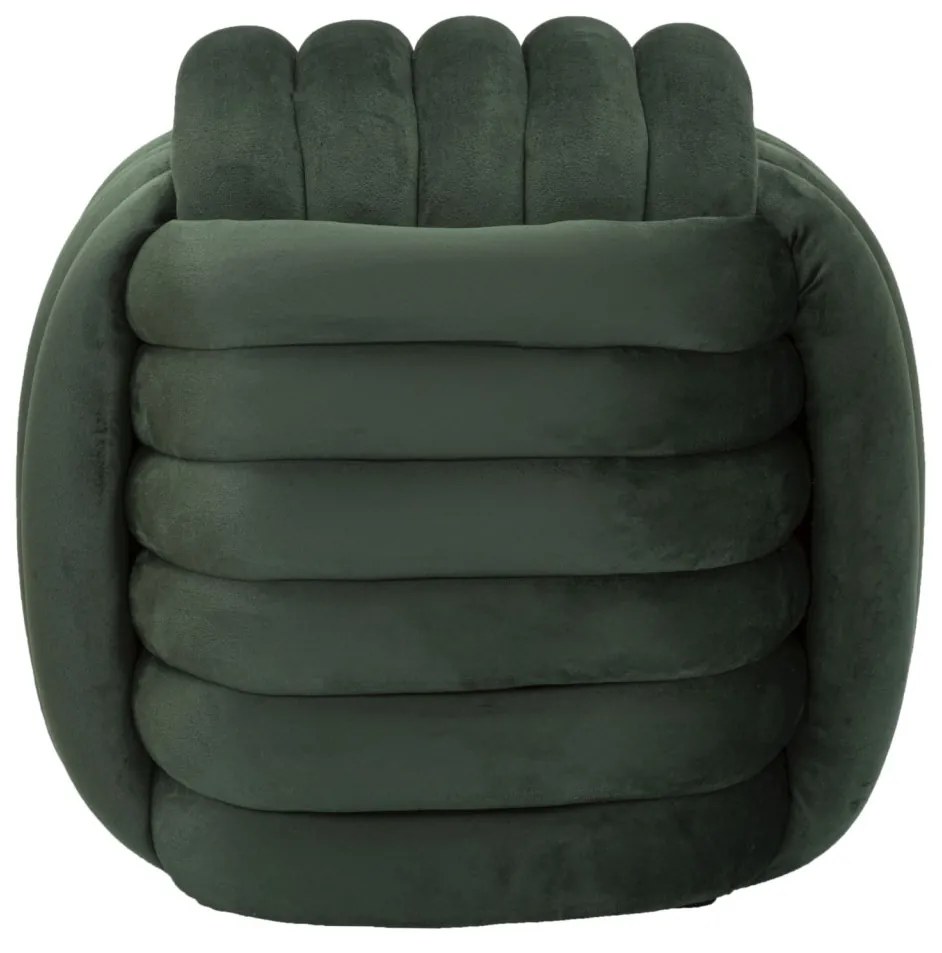 Puha zöld ülőke 45x45x45 cm