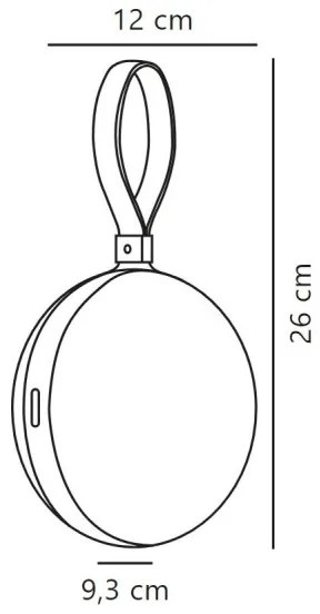 Nordlux BRING TO-GO LED/1W/3,7V IP54 kültéri állítható fényerőjű lámpa