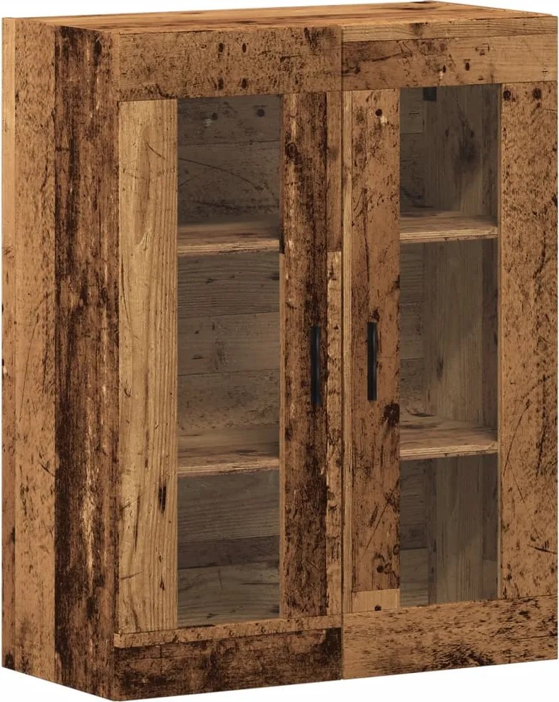 vidaXL antik fa színű fali szekrény 69,5 x 34 x 90 cm