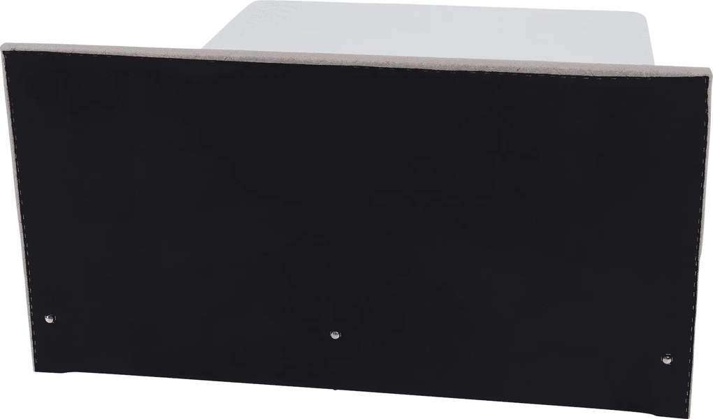 Boxspring ágy, szürkésbarna Taupe, 140x200, ADARA
