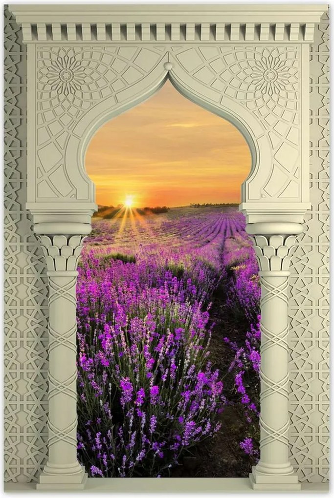 Poszterek 60x90 Levendula naplemente