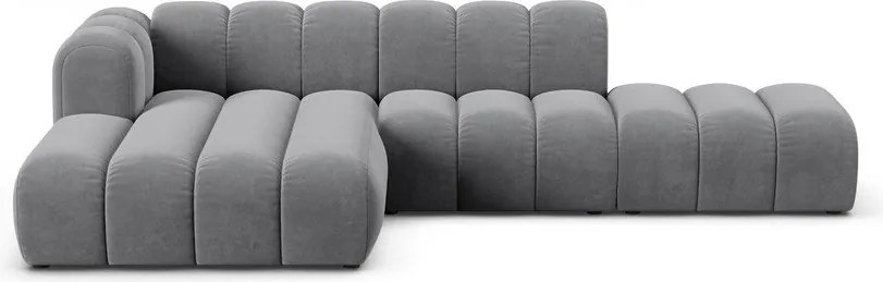 Világosszürke sarokkanapé (bal oldali) Lupine – Micadoni Home