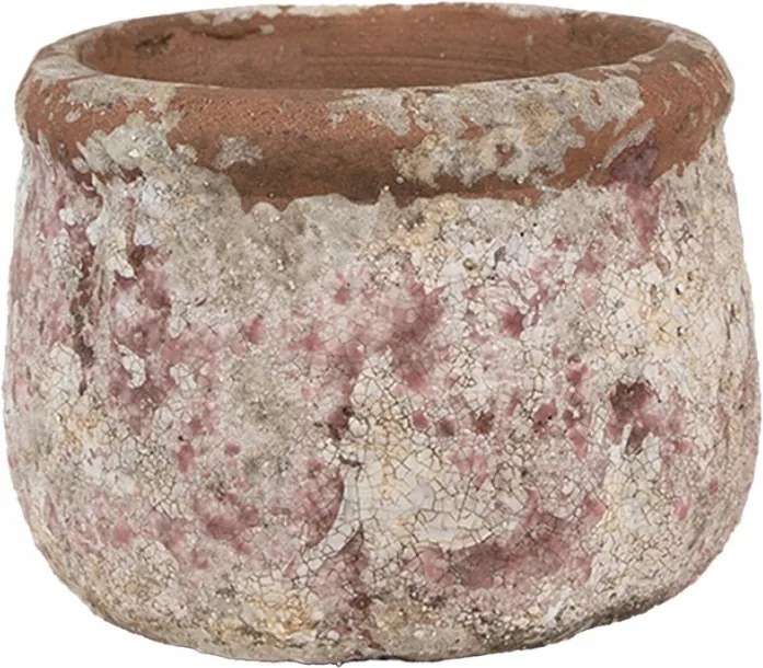 Bézs-piros patinás kő fedő Jurrien IX S 13x9 cm