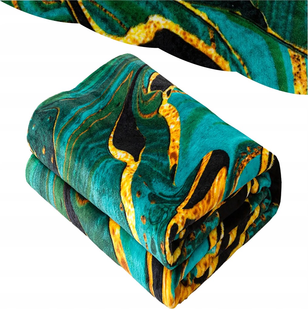 Puha Mikroszálas Takaró 160x200 Meleg Hangulatos Ágytakaró Márvány