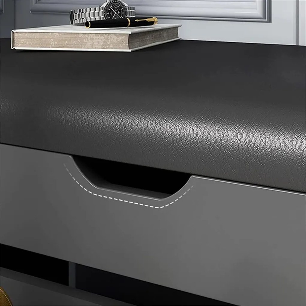Cipősszekrény 100 x 30 x 51cm szürke BC FUR1665-3