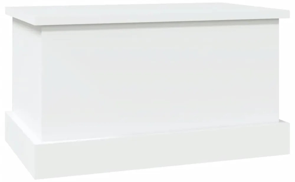 fehér, rétegelt fa tárolódoboz 50 x 30 x 28 cm