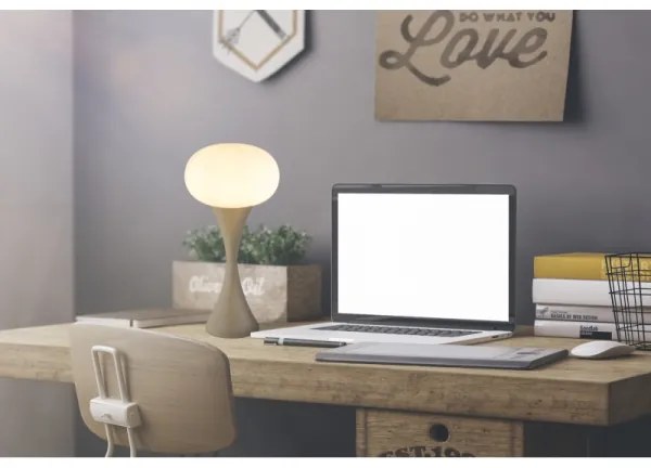 Globo 21027SA - Asztali lámpa LULA 1xE14/25W/230V bézs