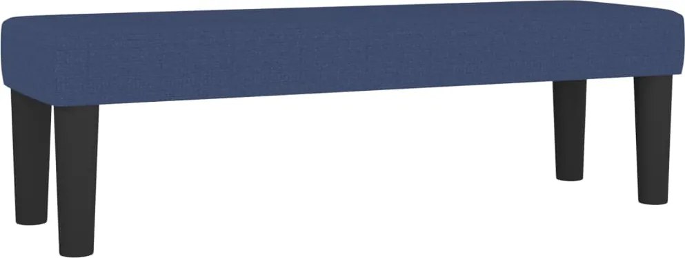 vidaXL kék szövet pad 100 x 30 x 30 cm