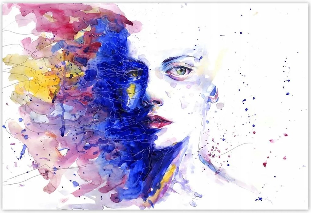 Poszterek 185x125 Akvarell Portré figura