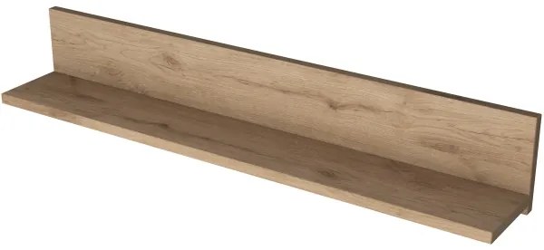 Fali polc RANI 90x15 cm barna