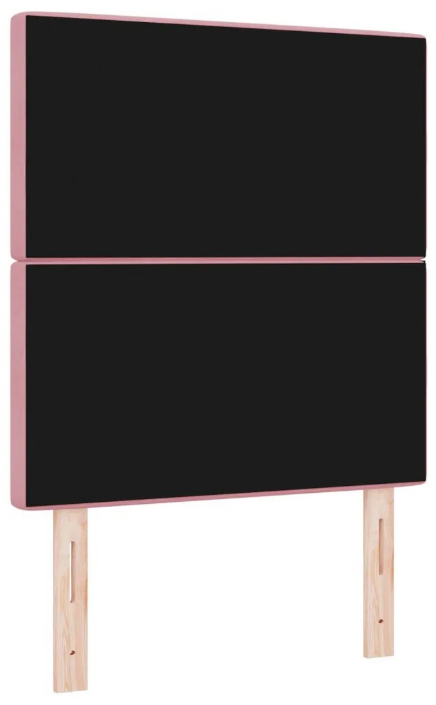 Fejtámla Gyöngyözött Kárpitozott Rózsaszín 80 cm Bársony, Fejtámla Gyöngyözött Kárpitozott Rózsaszín 160 cm Bársony