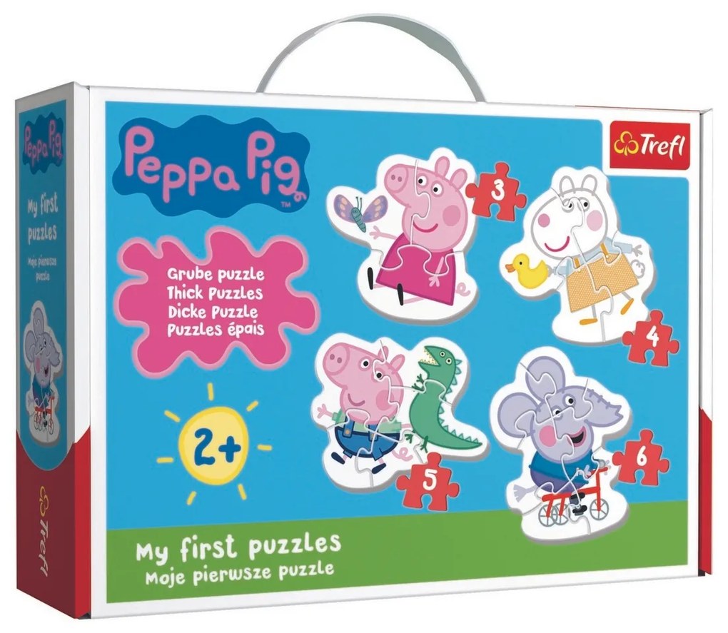 Trefl Baby puzzle Peppa Malac, 4 az 1-ben