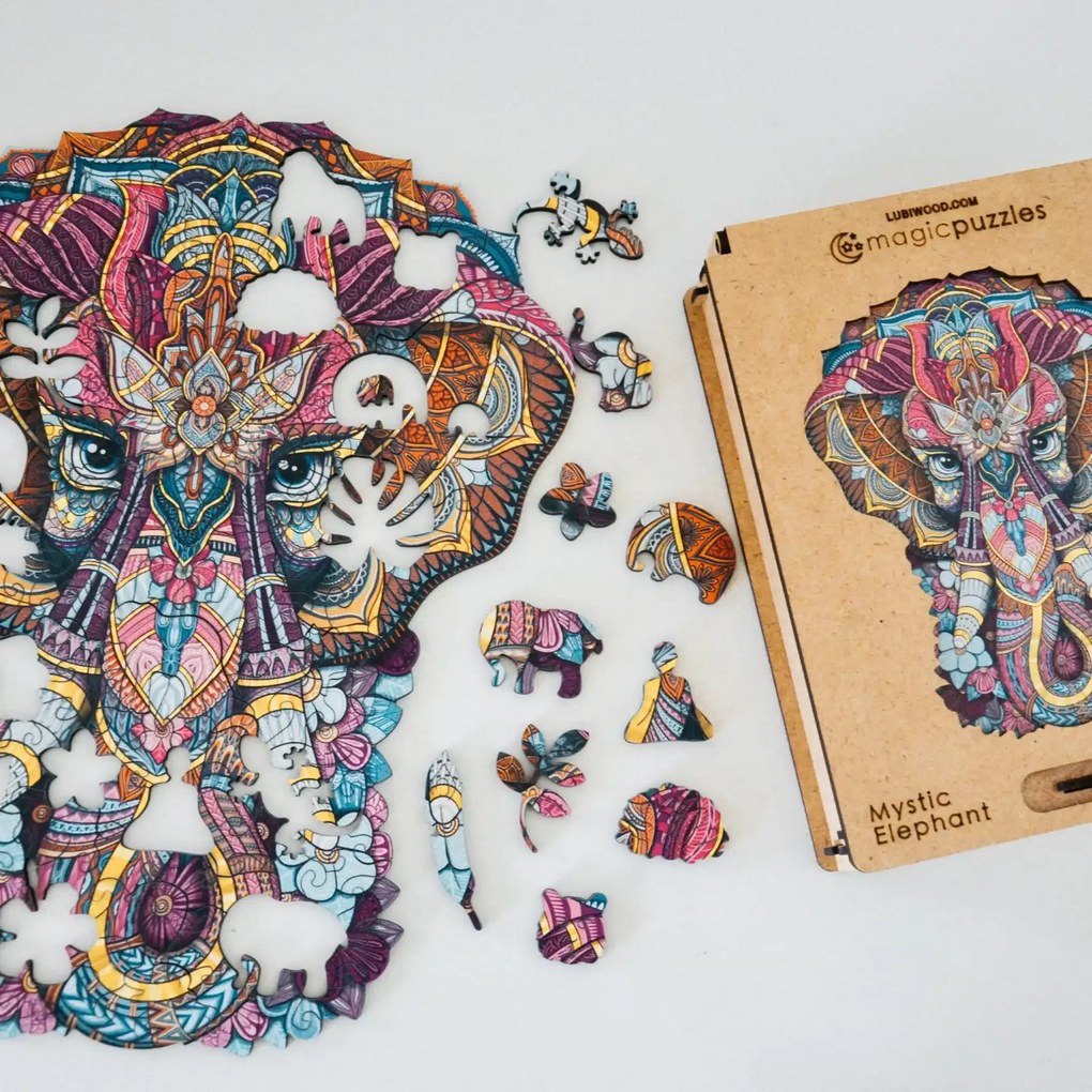 Misztikus elefánt fa puzzle