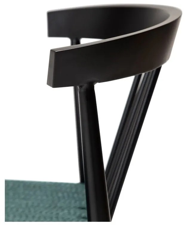 Fekete-türkiz étkezőszék Sava – DAN-FORM Denmark