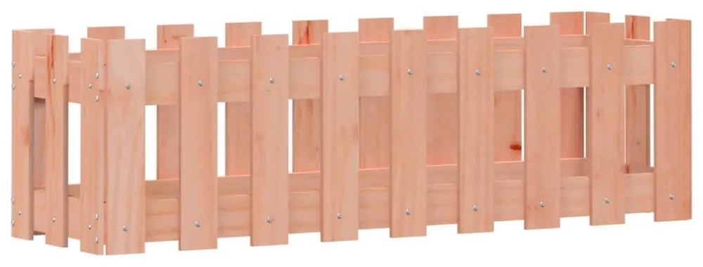 tömör duglászfenyő kerti magaságyás kerítéssel 100 x 30 x 30 cm