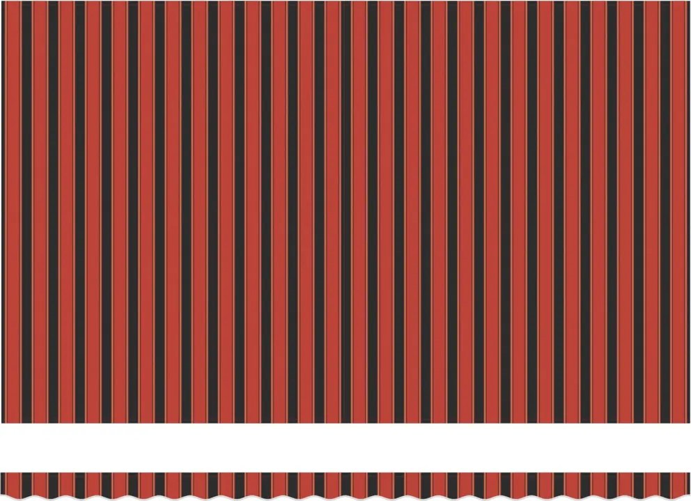Behúzható napellenző narancssárga és barna 500 × 300 cm
