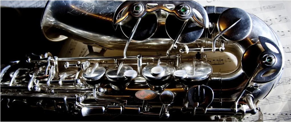 Kép - Szaxofon (120x50 cm)
