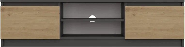 Aldabra RTV140 TV állvány, 140x36x40 cm, antracit-tölgy