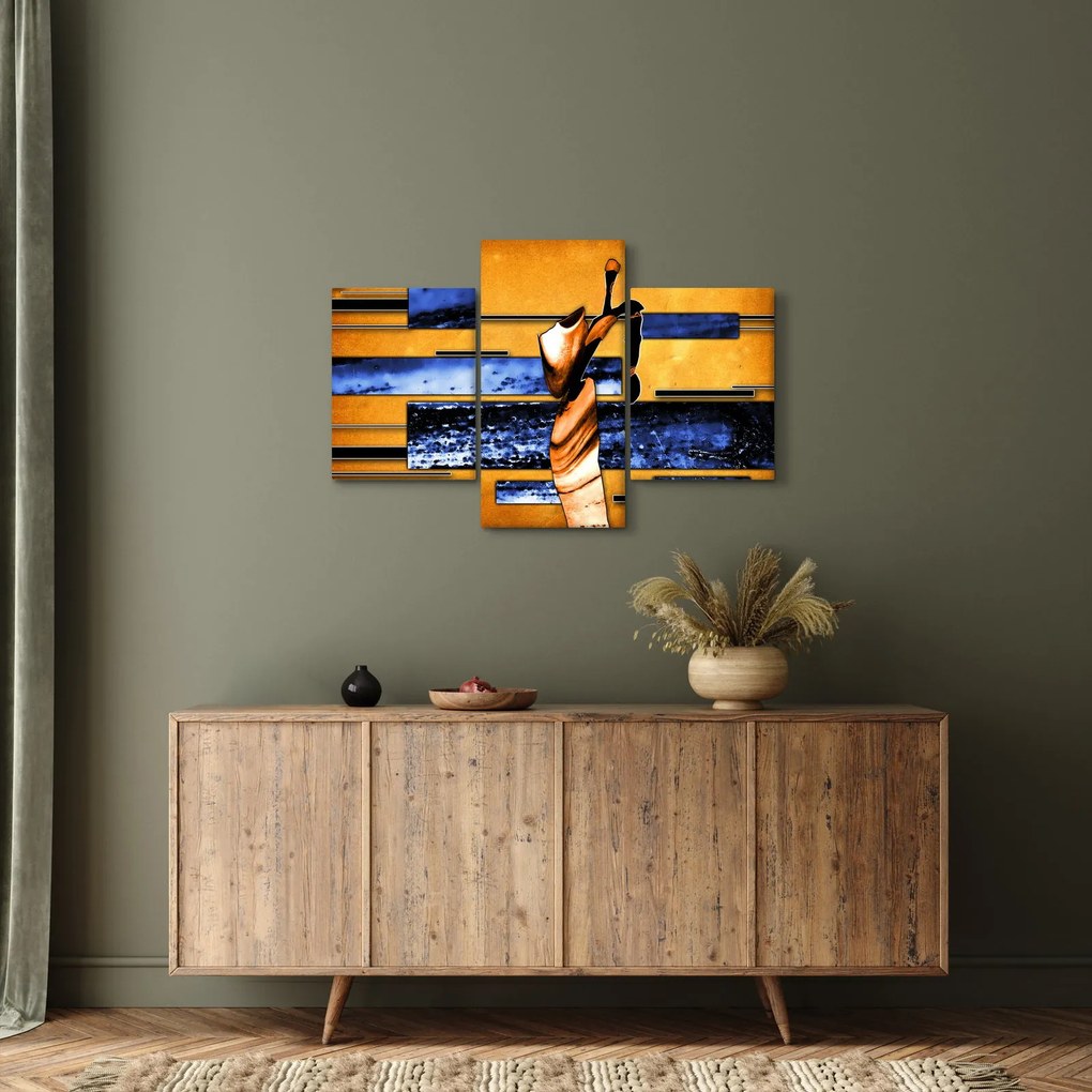 Egy absztrakt festmény képe (90x60 cm)
