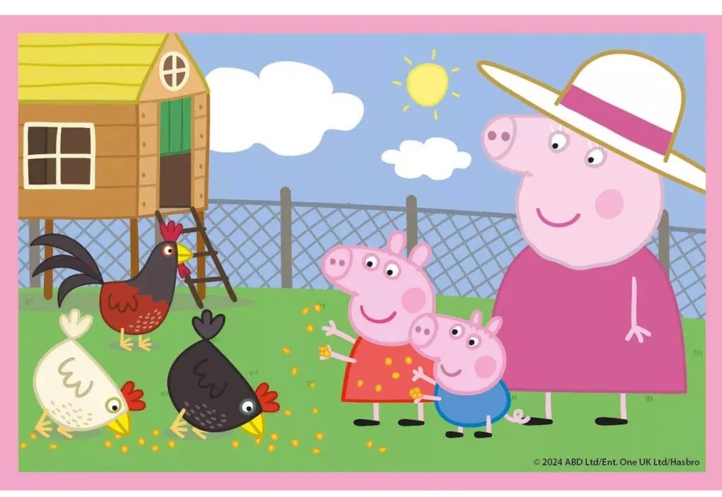 Peppa malac Duck Pond mesekocka 6 db-os Clementoni