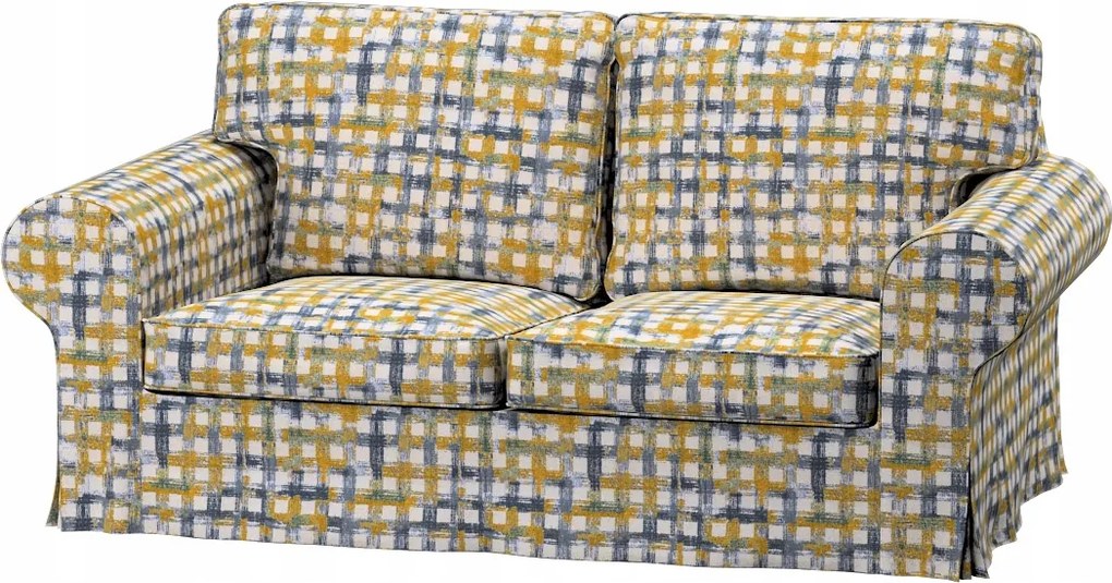 Ektorp 2 személyes kanapé huzat, összecsukható, Ikea kék