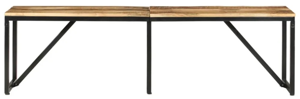 tömör mangófa pad 160 x 35 x 46 cm