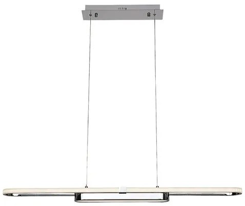 RÁBALUX 72031 CONTESSA Modern Led Függesztett Lámpa Króm IP20