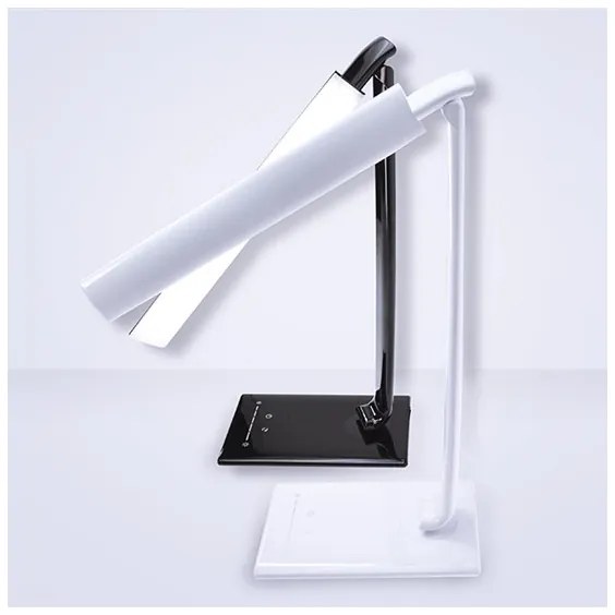 Brilagi - LED asztali lámpa USB, állítható fény, 12W, 230V, 3000-6000K, fehér