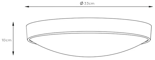 Lucide 08109/02/31 - LEX mennyezeti lámpa 2xE27/9W/230V fehér