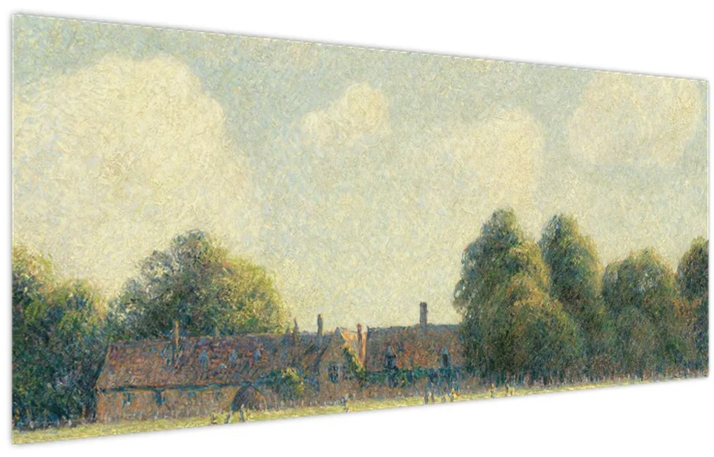 Kép - Camille Pissarro, Hampton Court Green, reprodukciók (120x50 cm)