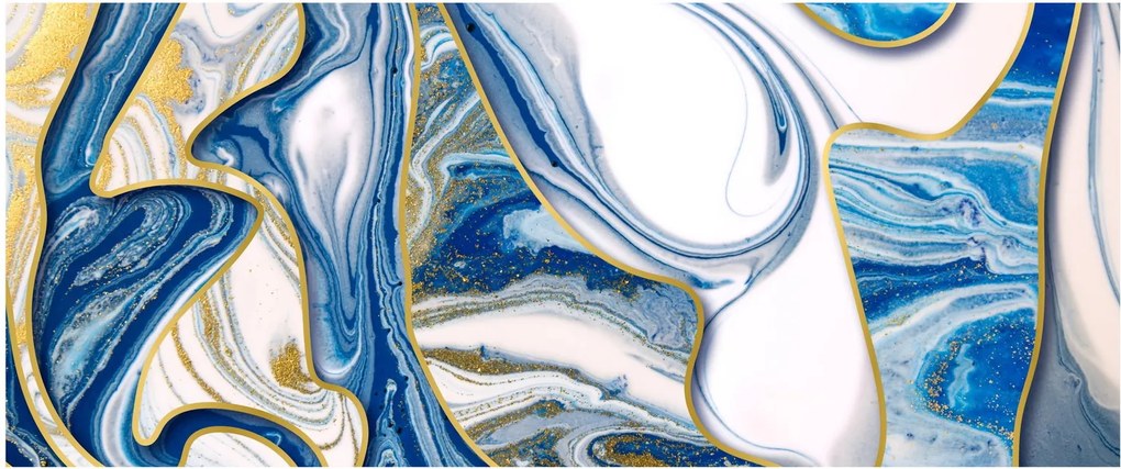 Kép - Márványhullámok (120x50 cm)