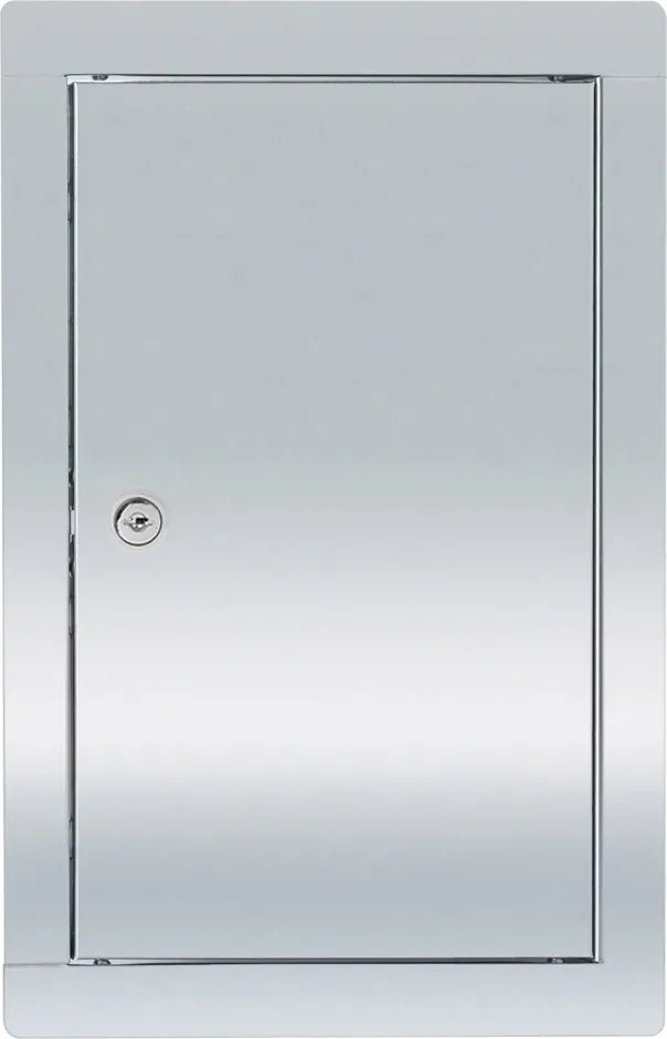 Ajtó Revíziós Ajtó Rozsdamentes Acél 20x30 Cipzáras