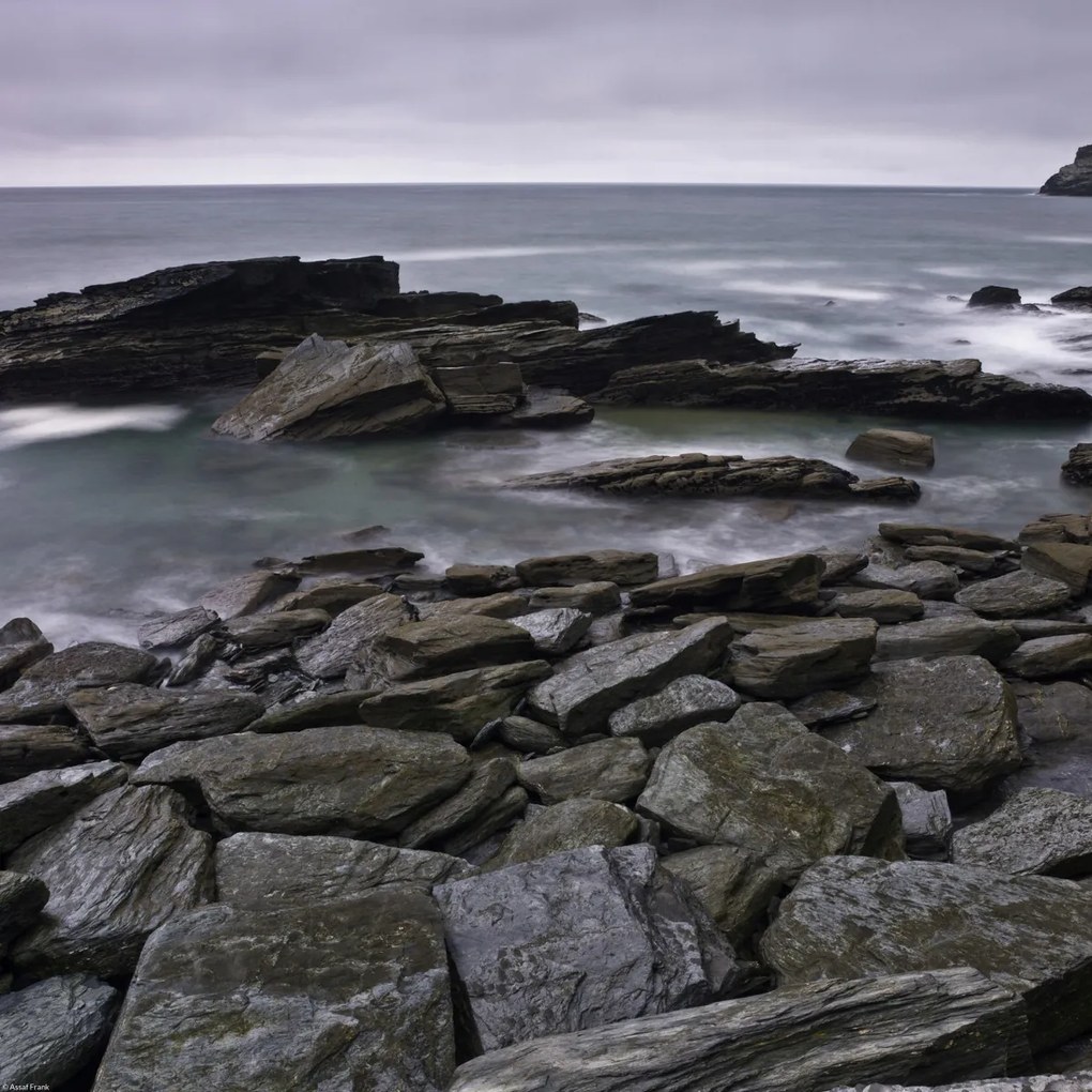 Poszter 40x40cm Trebarwith Strand, Assaf Frank