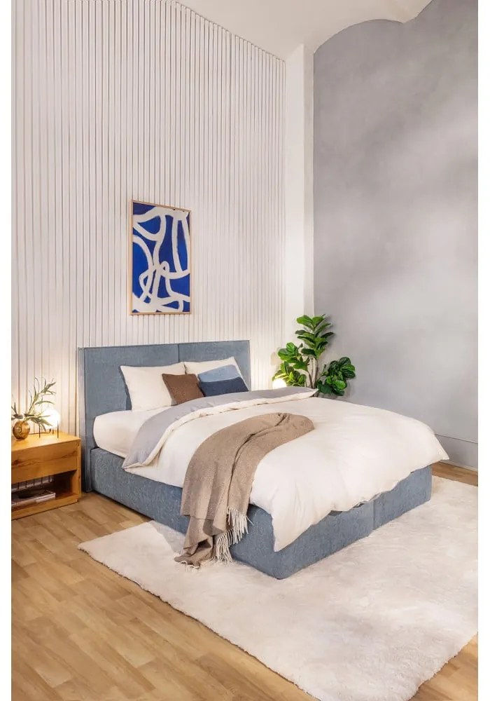 Kék boxspring ágy 160x200 cm Olia Bold – Bonami Selection