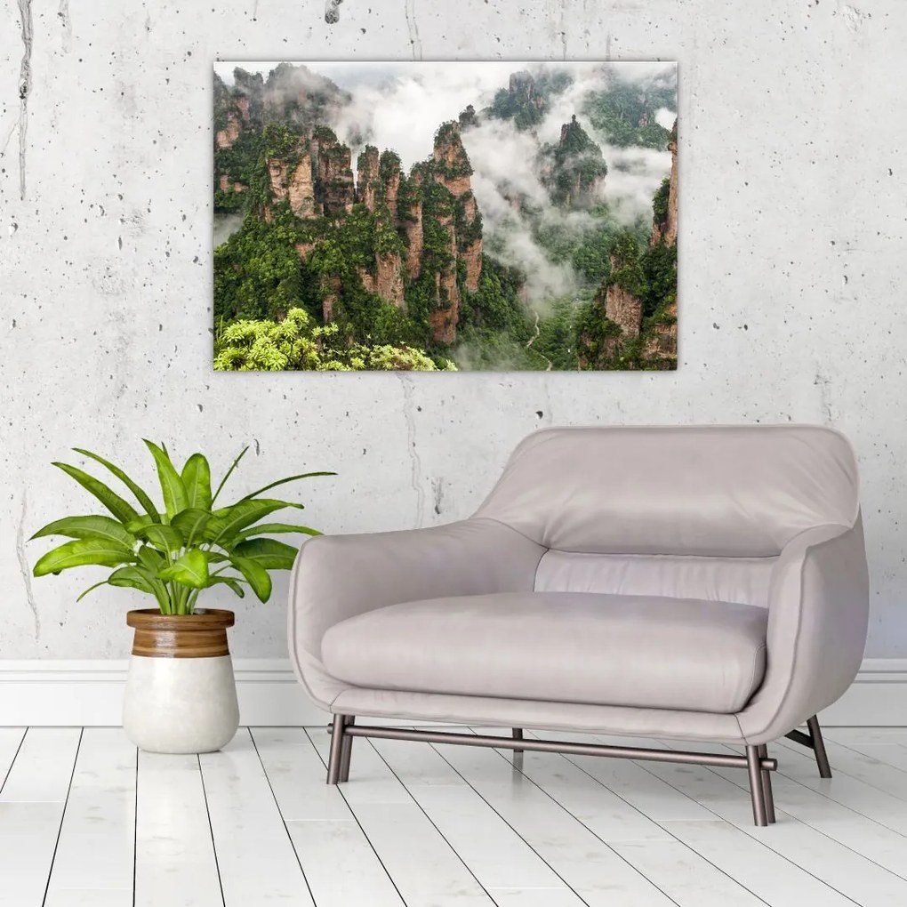 Kép - Zhangjiajie Nemzeti Park, Kína (90x60 cm)