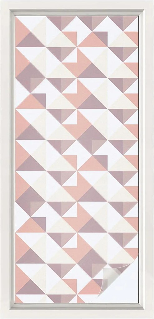 Öntapadós Ablakfólia Adatvédelem Modern háromszögek 50x116
