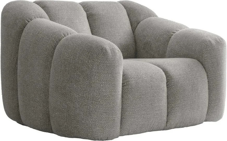 Világosszürke fotel Shell – Miuform