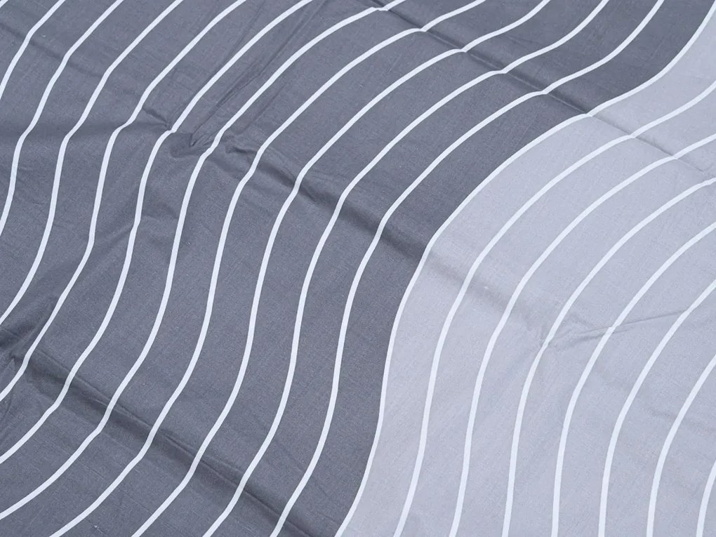 ASTRID pamut ágyneműhuzat szürke Ágyneműhuzat mérete: 2 db 70 x 90 cm | 200 x 220 cm