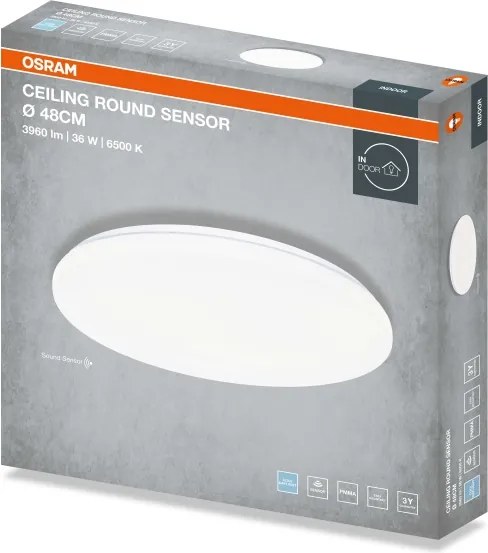Osram - LED mennyezeti lámpatest CEILING ROUND LED/36W/230V 6500K átm. 48 cm fehér