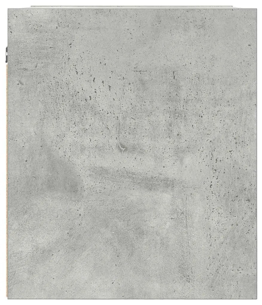 betonszürke falra szerelhető éjjeliszekrény 38x34x40 cm