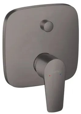 Hansgrohe Talis E zuhany és fürdő csaptelep vakolat alatti rész nélkül csiszolt fekete króm 71745340