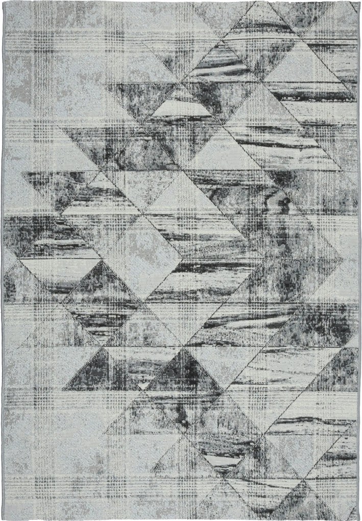 Dara szőnyeg 120x170 cm Háromszögek Szürke