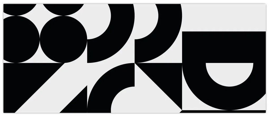 Kép - Geometriai absztrakció N⁰2 (120x50 cm)
