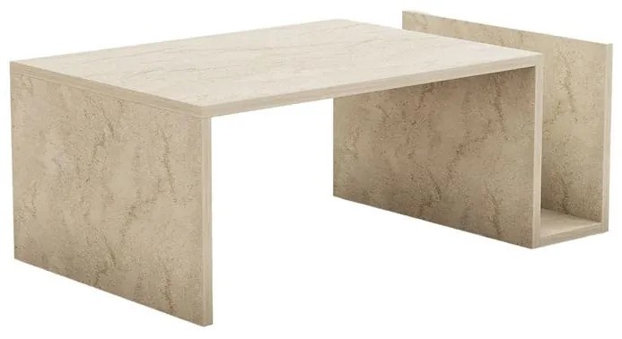 Dohányzóasztal Memo - Travertine